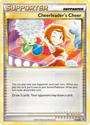 Cheerleader's Cheer 071  - Reverse Holofoil Unleashed - Uncommon