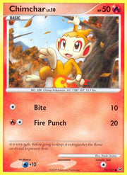 Chimchar 070/127  - Reverse Holofoil Platinum - Common