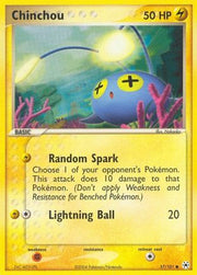 Chinchou 057/101  Hidden Legends - Common