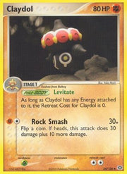 Claydol 024  - Reverse Holofoil Emerald - Uncommon