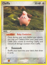 Cleffa 021  - Reverse Holofoil Unseen Forces - Rare
