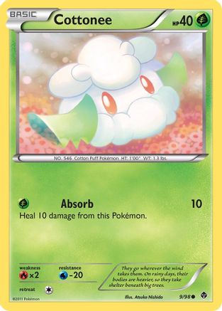 Cottonee (9) 009  Emerging Powers - Common