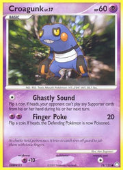 Croagunk 078/123  Mysterious Treasures - Common