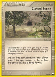 Cursed Stone 072/92  - Reverse Holofoil Legend Maker - Uncommon