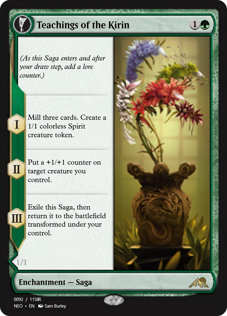 Teachings of the Kirin // Kirin-Touched Orochi (PRM-98047) - Magic Online Promos: (enchantment)