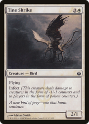 Tine Shrike (MBS-017) - Mirrodin Besieged Foil