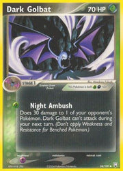 Dark Golbat 034/109  - Reverse Holofoil Team Rocket Returns - Uncommon