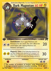 Dark Magneton (28) 028/82  - 1st Edition Team Rocket - Rare
