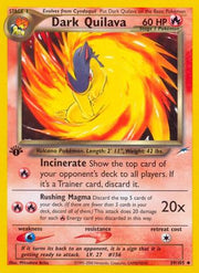 Dark Quilava 039/105  - 1st Edition Neo Destiny - Uncommon