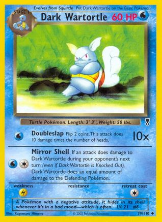 Dark Wartortle 039/105  Legendary Collection - Uncommon