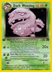 Dark Weezing (14) 014/82  - Unlimited Holofoil Team Rocket - Holo Rare