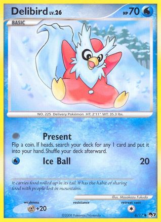 Delibird 006  POP Series 7 - Uncommon