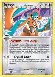 Deoxys (Delta Species - Normal Forme) 005  - Reverse Holofoil Holon Phantoms - Holo Rare