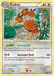 Dodrio 011  - Reverse Holofoil Undaunted - Rare