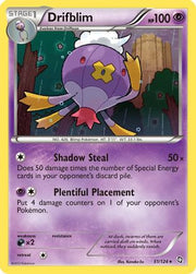 Drifblim 051  - Reverse Holofoil Dragons Exalted - Rare
