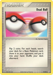 Dual Ball 072  - Reverse Holofoil Team Magma vs Team Aqua - Uncommon