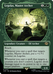 Legolas, Master Archer (LTR-313) - The Lord of the Rings: Tales of Middle-earth: (Showcase) (Borderless) Foil