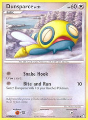 Dunsparce 047  - Reverse Holofoil Mysterious Treasures - Uncommon