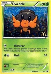 Dwebble 003/12  - Holofoil McDonalds Promos 2012 - Promo