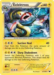 Eelektross 047  - Reverse Holofoil Dark Explorers - Holo Rare