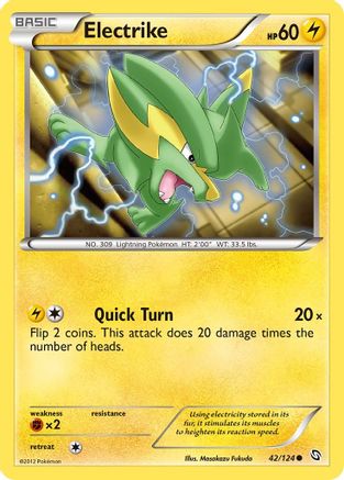 Electrike (42) 042  - Reverse Holofoil Dragons Exalted - Common