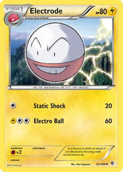 Electrode 052  - Reverse Holofoil Boundaries Crossed - Uncommon