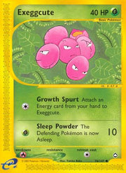 Exeggcute (76) 076/147  - Reverse Holofoil Aquapolis - Common