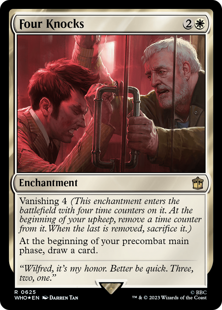 Four Knocks (WHO-625) - Doctor Who Foil
