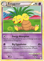 Exeggutor 018  HeartGold SoulSilver - Rare
