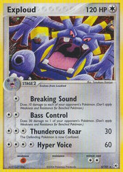 Exploud 006  - Holofoil Hidden Legends - Holo Rare