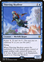 Thieving Skydiver (PPZNR-085) - Zendikar Rising Promos Foil