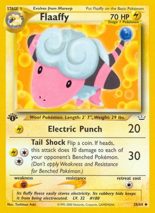 Flaaffy 028/64  - 1st Edition Neo Revelation - Uncommon