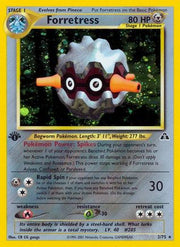 Forretress (2) 002/75  - 1st Edition Holofoil Neo Discovery - Holo Rare