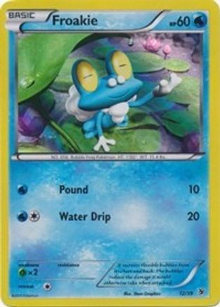 Froakie 012  - Holofoil Kalos Starter Set - Common