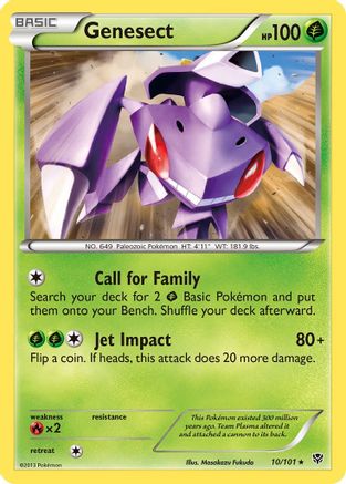 Genesect 010  Plasma Blast - Rare