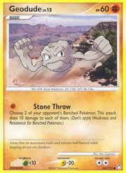 Geodude 084  - Reverse Holofoil Mysterious Treasures - Common