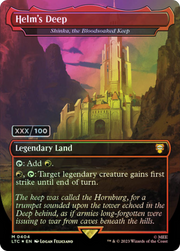 Shinka, the Bloodsoaked Keep (LTC-404Z) - Tales of Middle-earth Commander / Helm's Deep (Borderless) Foil