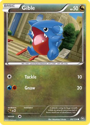 Gible (86) 086/124  Dragons Exalted - Common