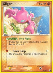 Gligar 057/115  - Reverse Holofoil Unseen Forces - Common
