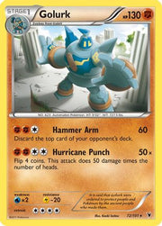 Golurk 072  - Reverse Holofoil Noble Victories - Rare
