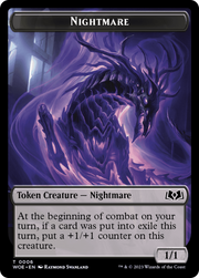 Nightmare (TWOE-006) - Wilds of Eldraine Tokens Foil