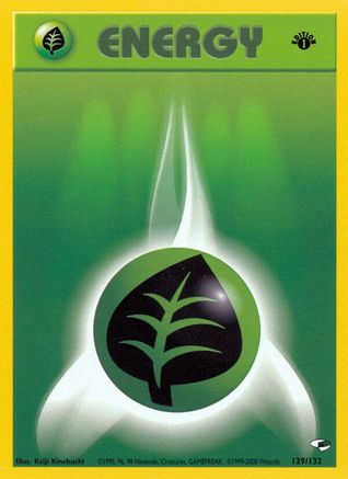 Grass Energy 129/132  - Unlimited Gym Heroes - Common