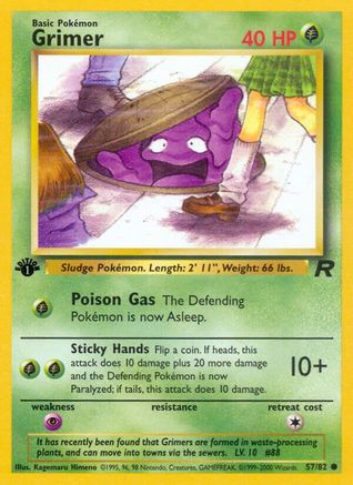 Grimer 057/82  - Unlimited Team Rocket - Common