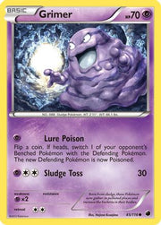 Grimer 045  - Reverse Holofoil Plasma Freeze - Common