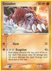 Groudon 014/106  Emerald - Rare