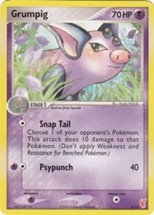 Grumpig 003  EX Trainer Kit 2 Plusle & Minun - Common
