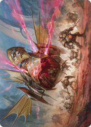 Liberator, Urza's Battlethopter // Liberator, Urza's Battlethopter (ABRO-044) - The Brothers' War Art Series (Borderless)