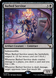 Barbed Servitor (PPMKM-077) - Murders at Karlov Manor Promos Foil