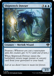 Shipwreck Dowser (CMM-119) - Commander Masters Foil