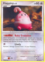 Happiny 052/123  - Reverse Holofoil Mysterious Treasures - Uncommon
